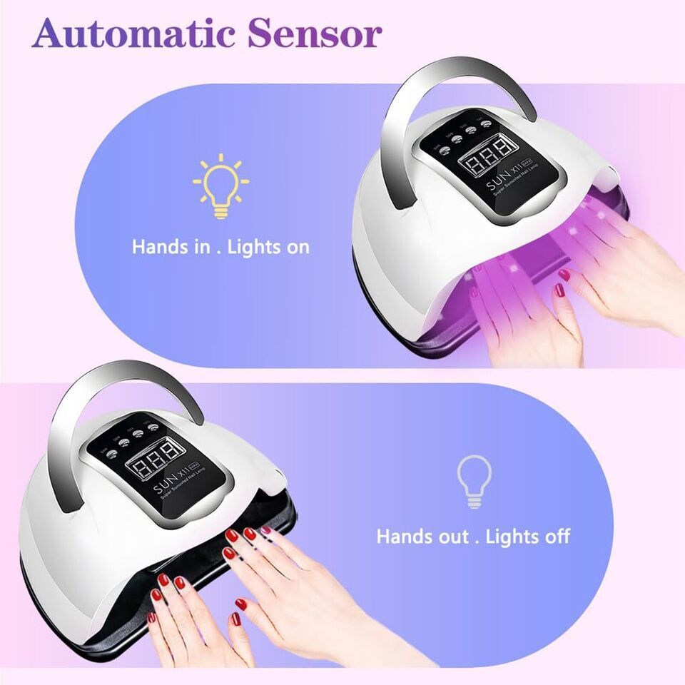 LED nail lamp features