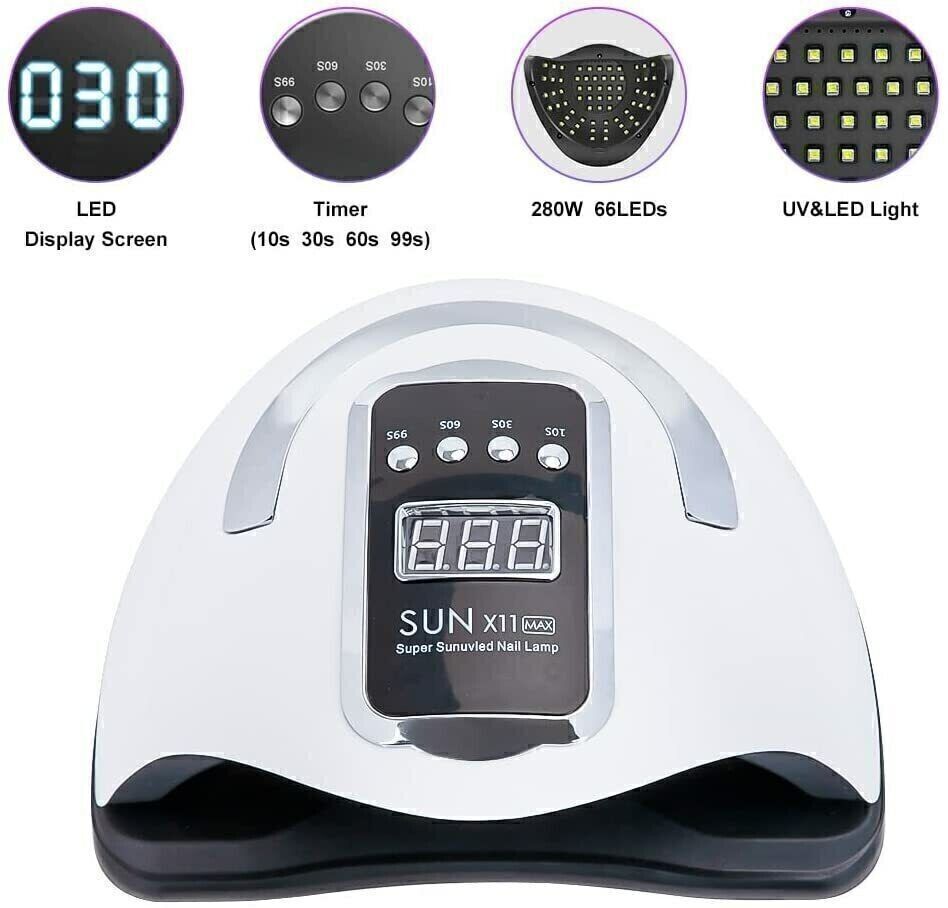 Lucevelle 66-LED gel nail lamp